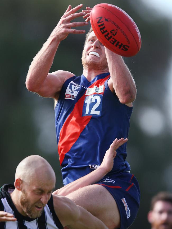 Peter McEvoy in action for Coburg. Picture: Michael Dodge