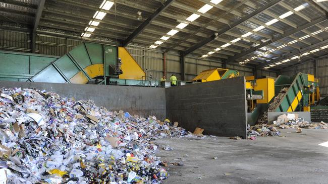 Clarence Valley Council waste disposal process at Grafton Regional Landfill.