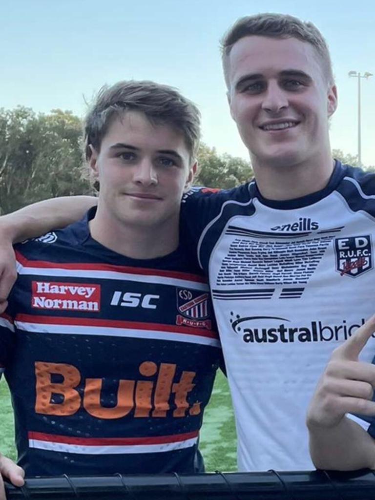 Rugby brothers Harry and Teddy Wilson