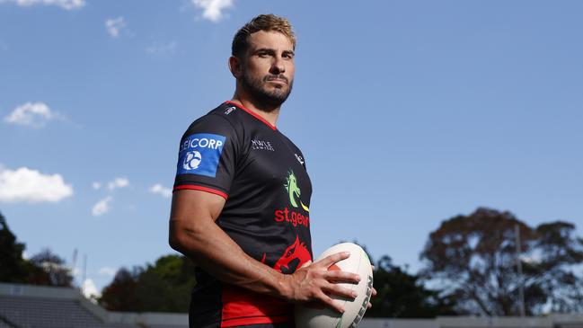 WEEKEND TELEGRAPH 1ST DECEMBER 2023 Pictured at Netstrata Jubilee Stadium in Kogarah is St George NRL player Jack Bird ahead of the 2024 NRL season. Picture: Richard Dobson