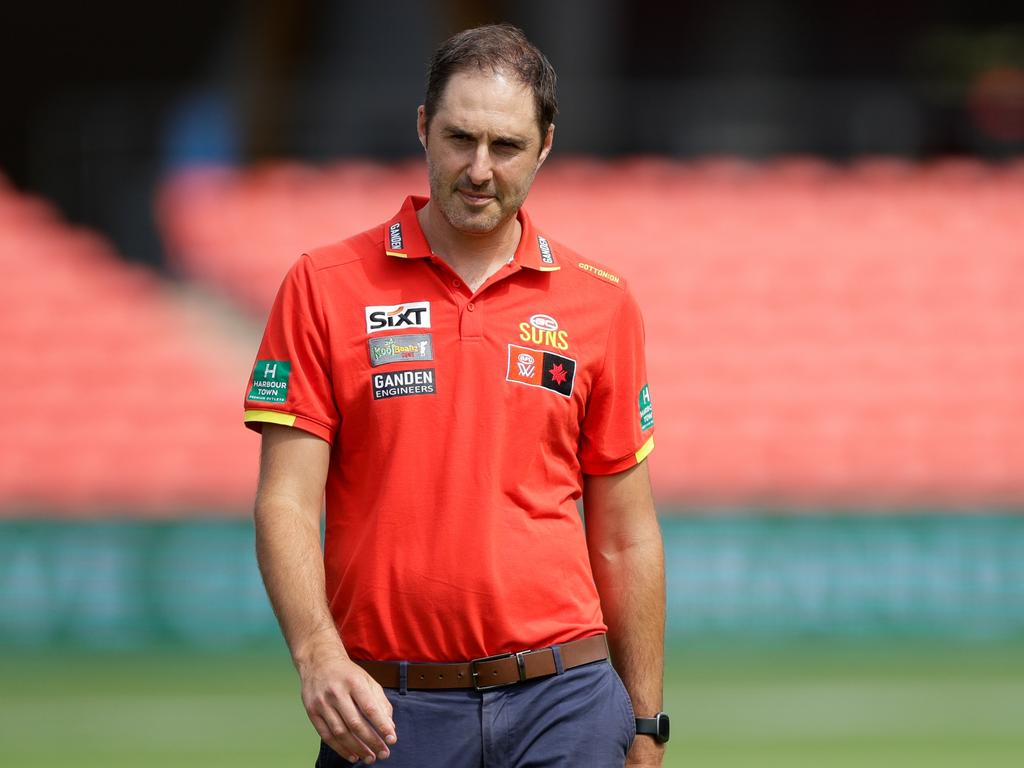 Cameron Joyce was sacked as Gold Coast coach. Picture: Russell Freeman/AFL Photos