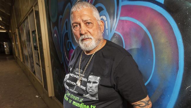 Mick Gatto in Bendigo. Picture:Rob Leeson