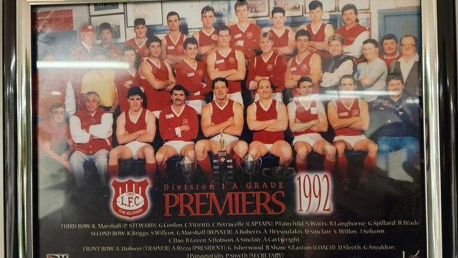 Lalor's 1992 DVFL premiership team.