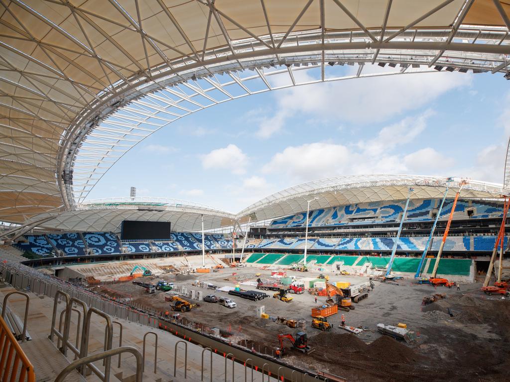 The NRL are set to be the opening act for the the new Stadium on September 2, but Tszyu’s fight is set for August 28. Picture: Tim Pascoe.