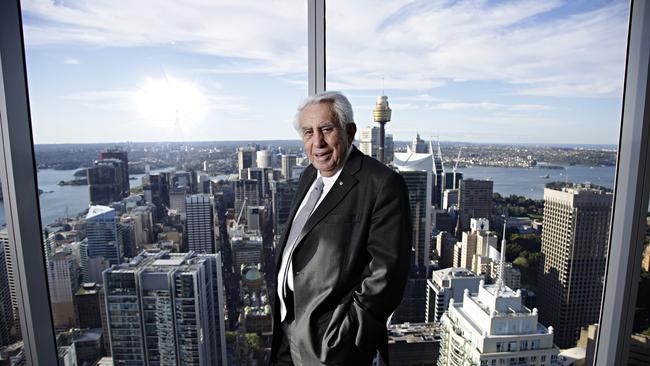 Meriton founder Harry Triguboffhas increased commissions to real estate agents, is covering buyers’ stamp duty and increasingly lending to buyers. Picture: Adam Yip