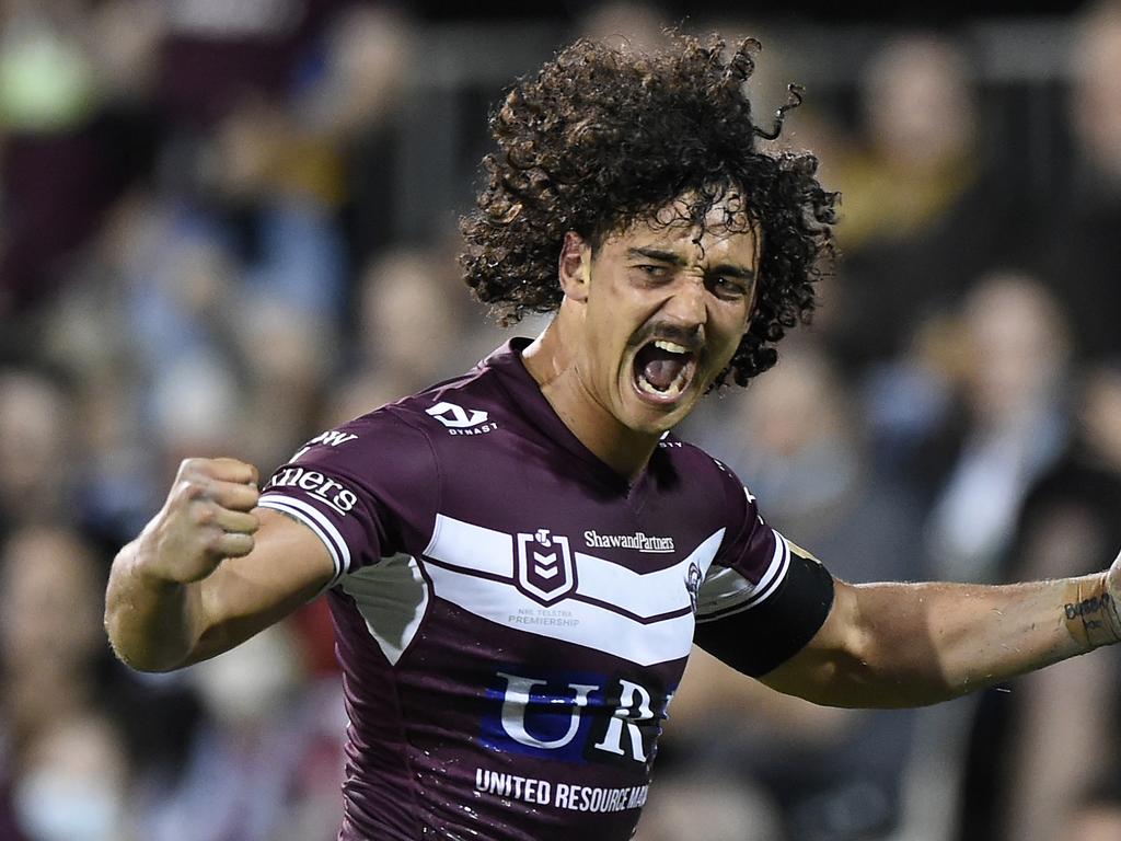 Manly centre Morgan Harper has been a standout performer for the Sea Eagles this season. Picture: Matt Roberts / Getty Images