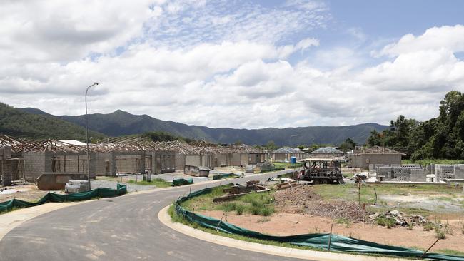 HIA Cairns manager Shane Moon says the industry has adapted and is balancing the situation with rising costs and limited supplies. Housing construction and building work under way and real estate for sale in the Mt Peter residential estate just south of Edmonton. Picture: Brendan Radke