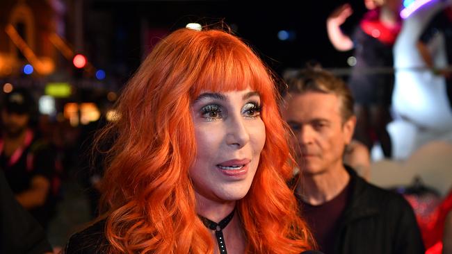 Cher apologised for the picture on Twitter. Picture: AAP Image/Joel Carrett.