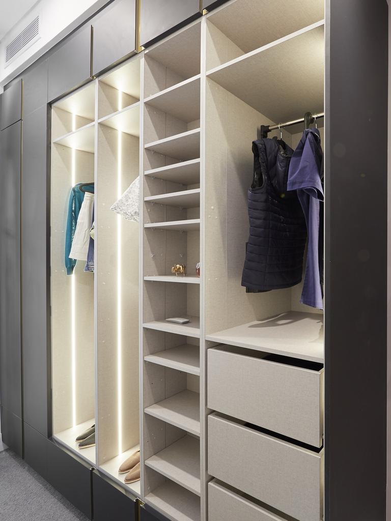 However, she loved their wardrobe that was the only one out of the teams’ to have mirrors. Picture: The Block