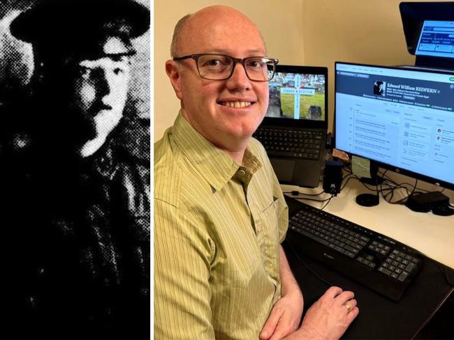 Historian Andrew Redfern initially thought he 'never really had any direct connection to the ANZAC Gallipoli campaign'. Photo: Trove / Supplied