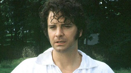 Colin Firth’s iconic wet shirt scene in Pride and Prejudice as Mr Darcy. Picture: supplied