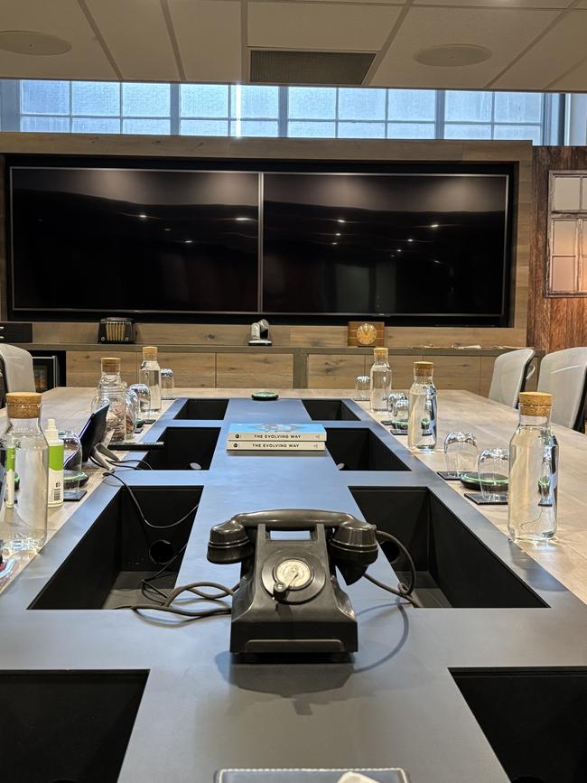 The old bakelite telephone is a central piece in HP’s Customer Welcome Centre.