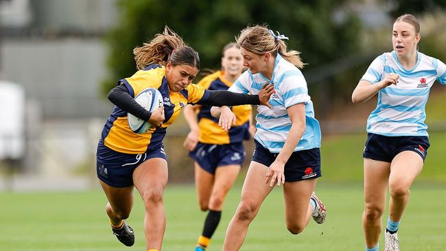 Action from day two of the 2024 Australian Schools Rugby Championships. Picture: Rachel Wright/Anthony Edgar.