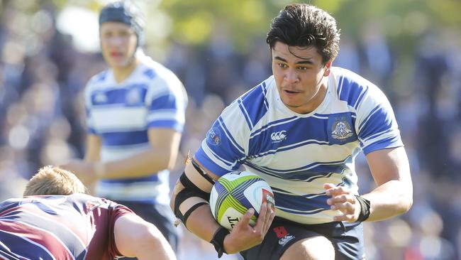 Nudgee College’s Bailey Tautau made the Australian Schoolboys team. Photo: Mark Cranitch.