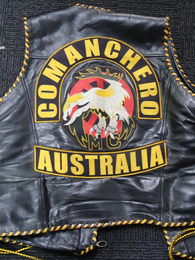 The tactics of Strike Force Raptor is one of the reasons why bikie colours are rarely on the streets. Picture: NSW Police