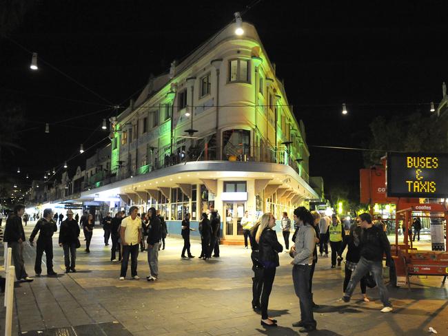 The mayor is keen to take advantage of new state laws that allow an entertainment precinct to boost Manly’s night-time economy. Picture: Martin Lange