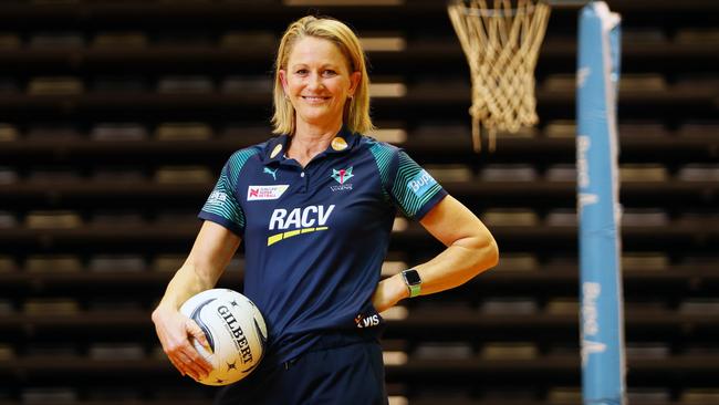 Melbourne Vixens coach Simone McKinnis: ‘I think as a coach you want to have a really positive influence on your athletes.’ Picture: Aaron Francis