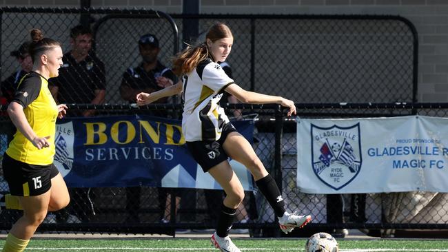 Amber Luchtmeijer has had a hugely impressive NPL Women NSW season with Bulls FC Academy. Picture: Aptitude Photography