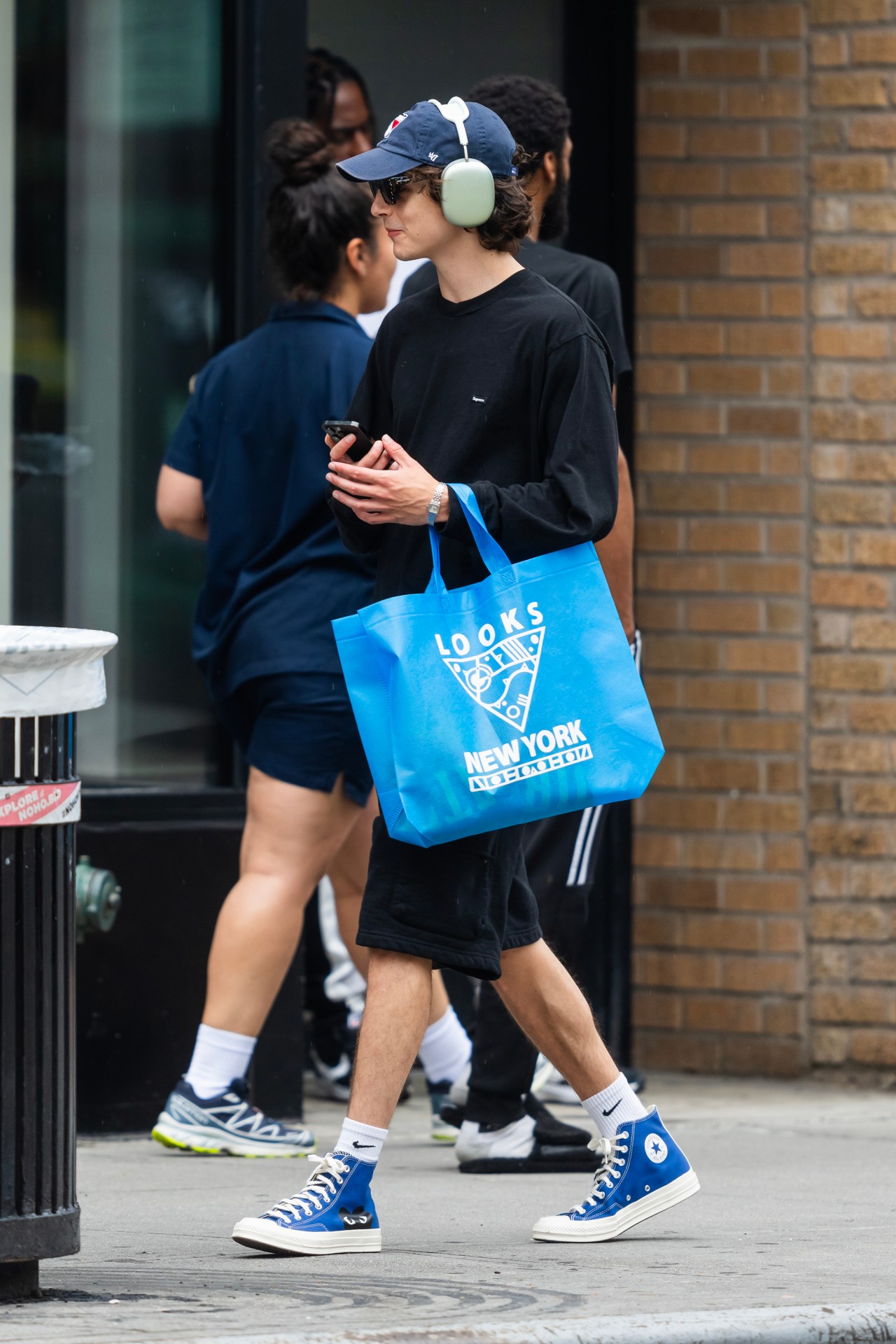 <p>Chalamet started just like any of us. Or maybe just some of us. Comme des Garcons Play x Converse Chuck 70s. Hightops, of course. While the blue iteration is a more recent release than the black and whites you probably know better, the unmistakable eyes peering from the heart shaped motif says it all. Those judgemental little eyes. &ldquo;We know what you were wearing last summer&rdquo; sort of eyes. It&rsquo;s a bit inauspicious for the end goal of <em>really</em> getting into sneakers&mdash;but Chalamet&rsquo;s next step proves miracles can happen.</p>