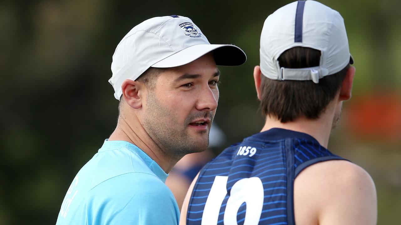 Shaun Grigg in his new colours at the Cats. Picture: Alison Wynd