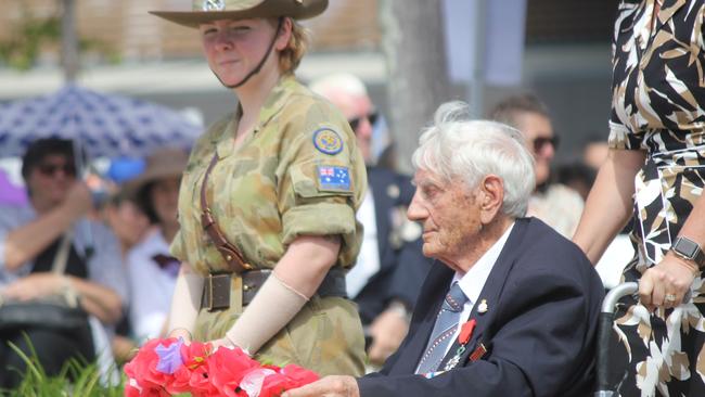 World War II veteran John Flint who wears the French Legion of Honour Medal for his participation in the D-Day landing in Normandy. He is 94-years-old. Picture Andrea Macleod