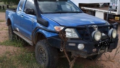 Missing man James Hunter's car was found on a Mendooran property in 2022. Picture: NSW Police.