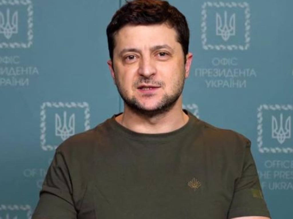 Ukraine President Volodymyr Zelensky says Russian morale is “deteriorating”. Picture: Ukraine Presidency/AFP