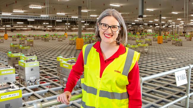 Coles CEO Leah Weckert. Picture: Rebecca Michael