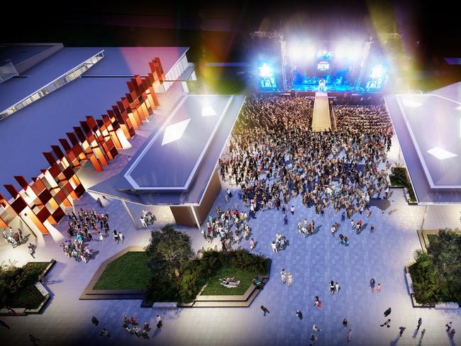 Artist impression of Ipswich CBD redevelopment.