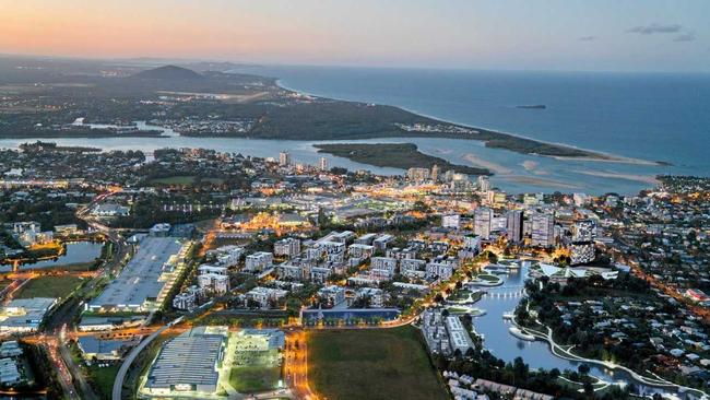 KEY: The planned SunCentral development for the Maroochydore CBD. Picture: Contributed