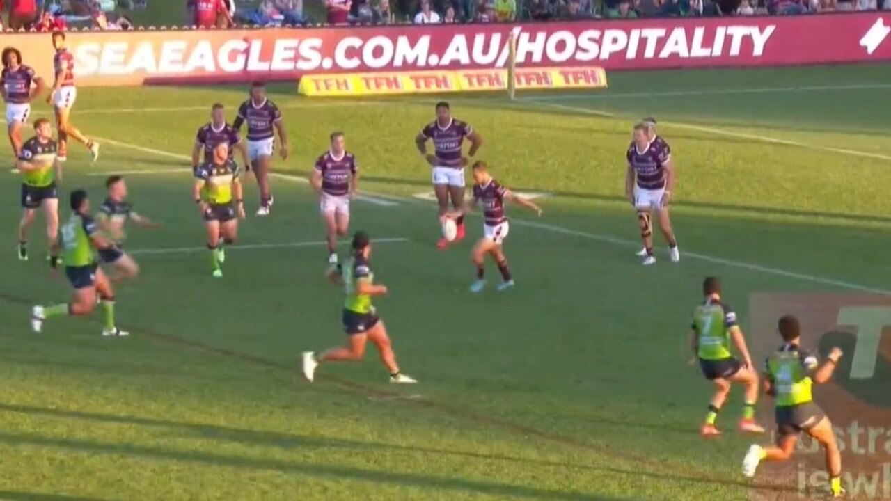 The 20/40 from Daly Cherry Evans was beautiful. Photo: Fox Sports