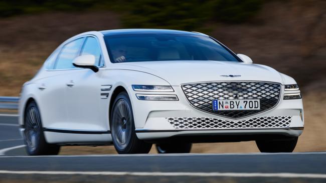 Genesis is launching an electrified version of its G80 sedan.