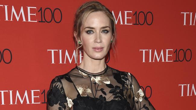 Condor would love nothing more than to work with British actress Emily Blunt. Picture: Evan Agostini/Invision/AP