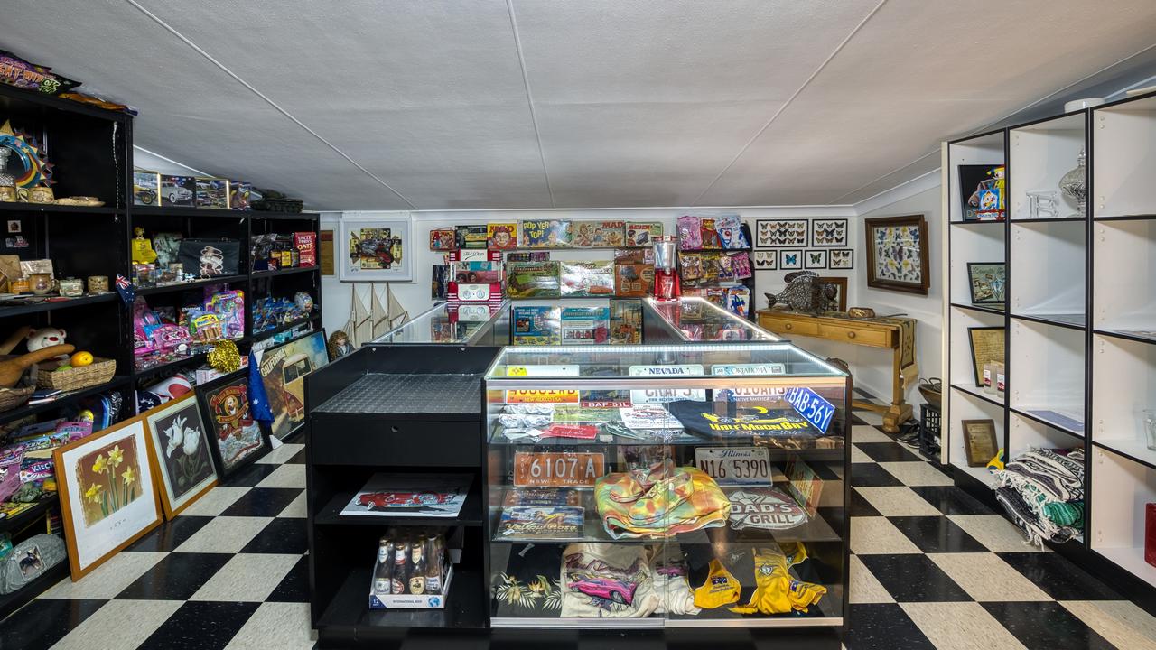 Every man cave needs its own gift shop.