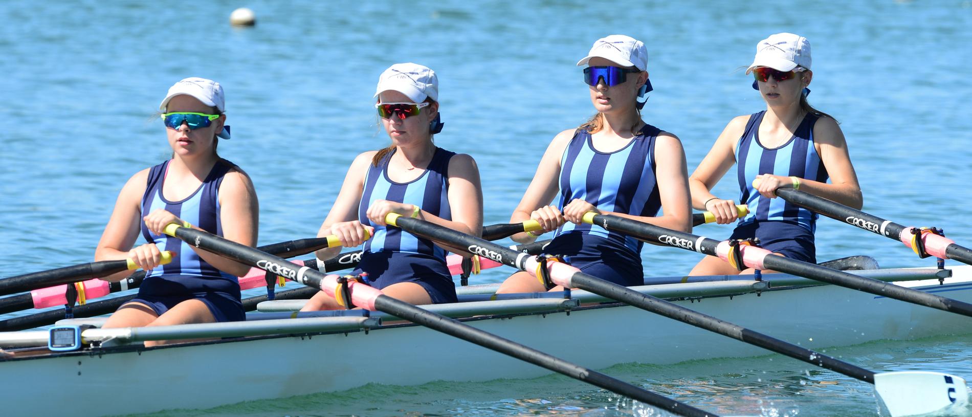 Unley High School at the Head of the River, West Lakes. Picture: Michael Marschall