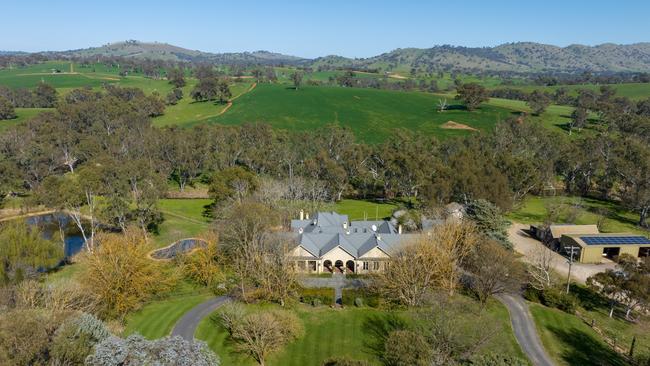 The homestead at the heart Mylora near Yass in NSW.