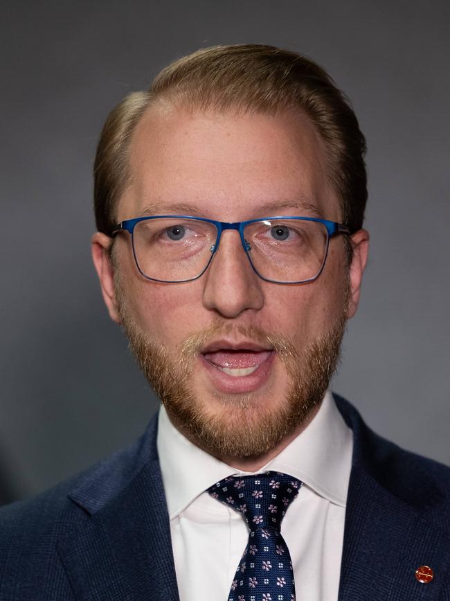 Opposition finance spokesman James Paterson. Picture: Jason Edwards/NewsWire