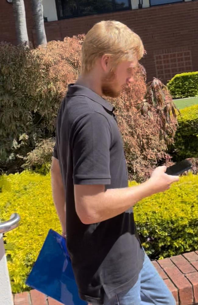 James Ryan Gode, 21, outside Cleveland Magistrates Court.