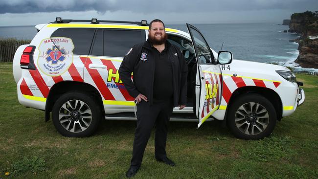 Rabbi Mendy Litzman, founder and president of Hatzolah in Sydney, is on The King's Birthday 2024 Honours List. Picture: Britta Campion/The Australian