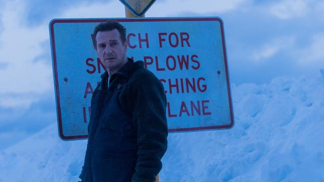 Liam Neeson in a scene from the movie Cold Pursuit. StudioCanal films. 