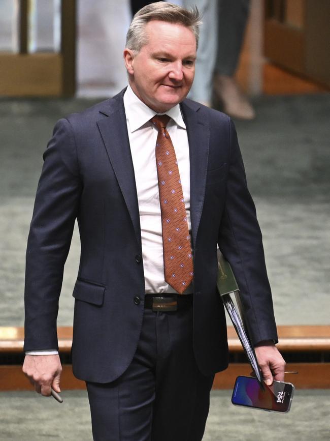 Climate Change and Energy Minister Chris Bowen. Picture: NewsWire / Martin Ollman