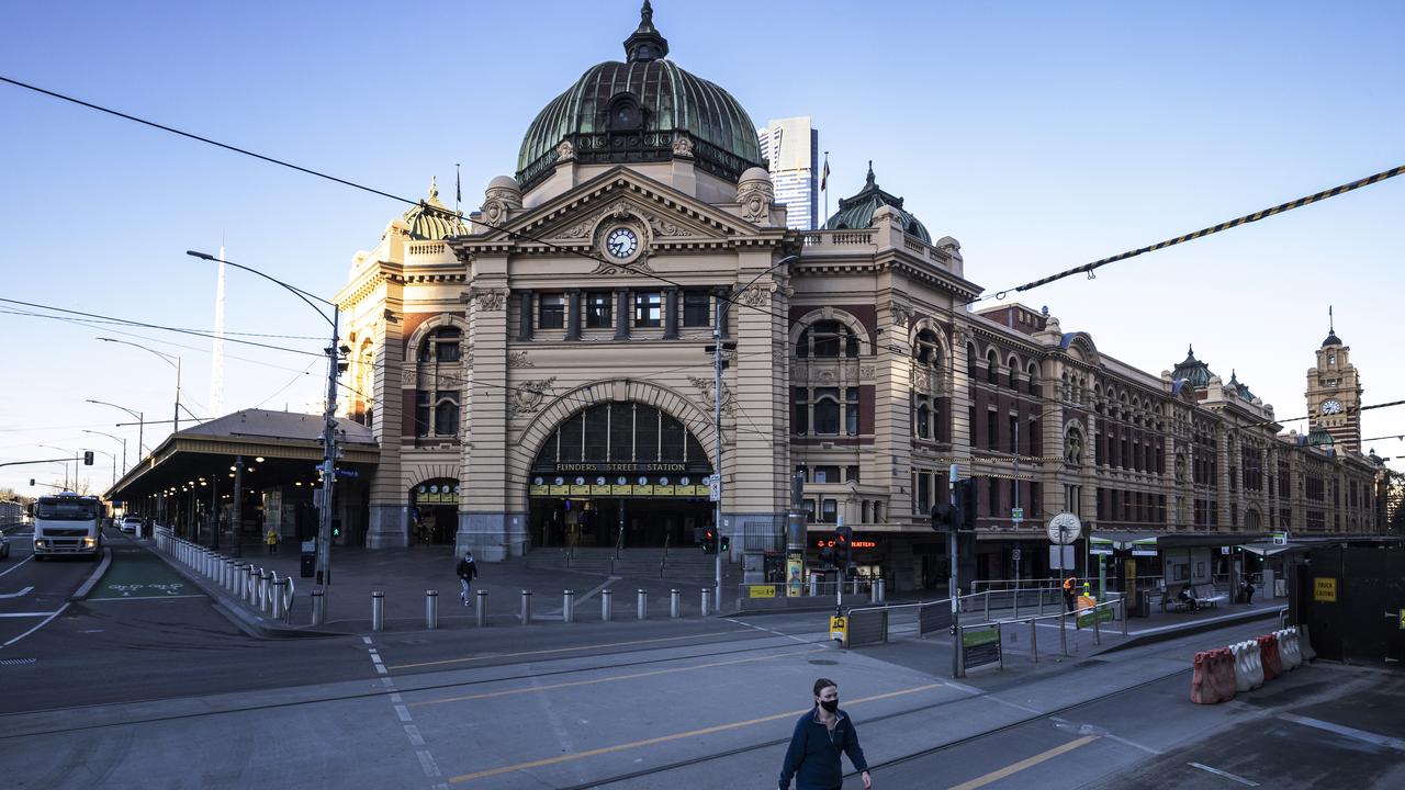 Melbourne’s lockdown is costing the economy $100 million a day. Picture: Daniel Pockett / Getty Images