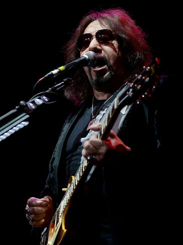 Ace Frehley performs at Brisbane Entertainment Centre. Picture: Mark Calleja/AAP