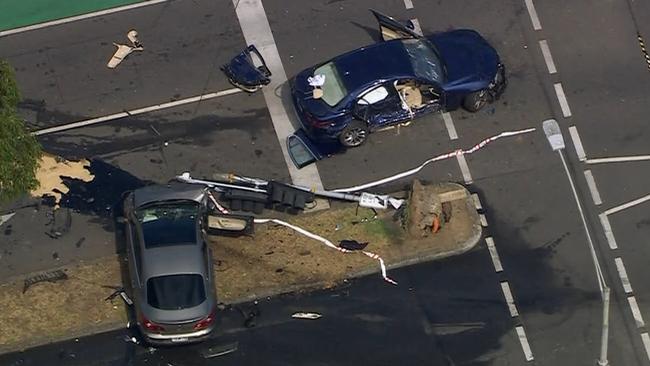 Gulet Mohammed Ahmed has pleaded guilty to the Carlton crash on Lygon St / Elgin St in March 2023 that killed a 16-year-old girl and injured her parents. Picture: Supplied/ 7News