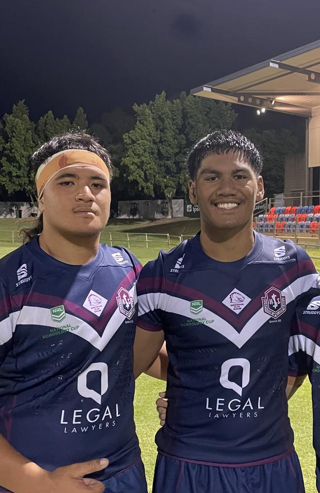 LJ Nonu on the right. Picture: Nick Tucker