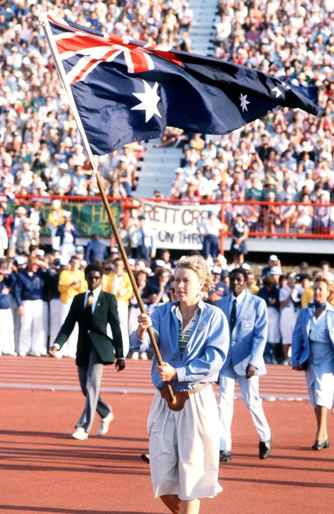 Lisa Curry at the Commonwealth Games where she won gold, became ‘royalty’ and met her future husband Grant.