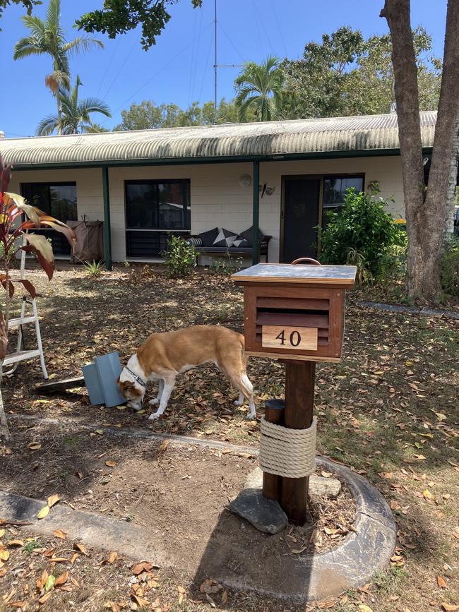 Holloways Beach residents Susie and Daniel Bateman lost their home during the December 2023 floods. A mailbox Mr Bateman had built only a month prior to the event, survived the devastating weather.