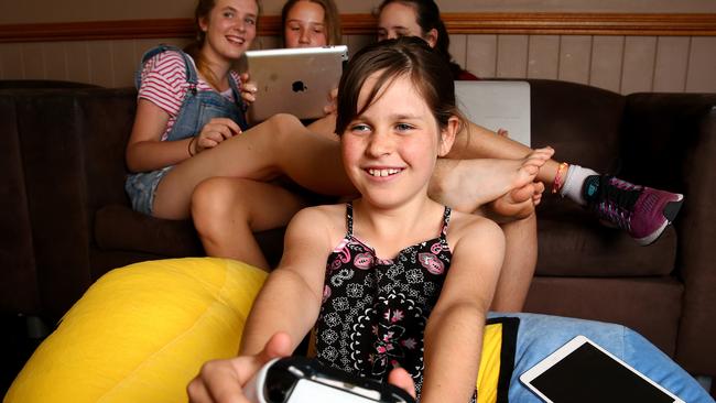 Children in Heidelberg are spending four hours a day staring at screens.