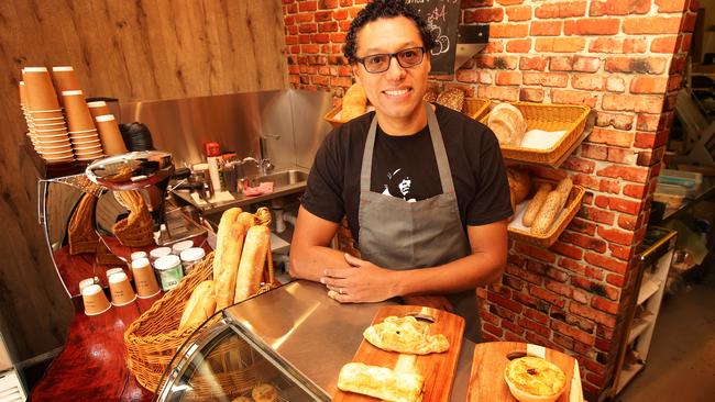 Gerry Raffaut, of Amelia's Bakery, in Upper Ferntree Gully.