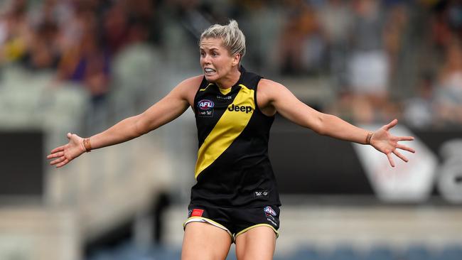 Katie Brennan’s Tigers continue to struggle in the AFLW. Picture: Getty Images